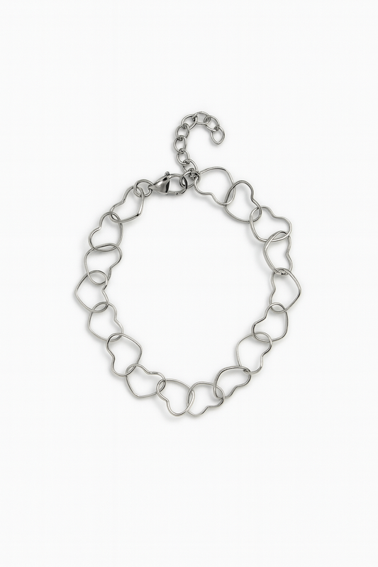 PULSERA DE CORAZÓN GRANDE