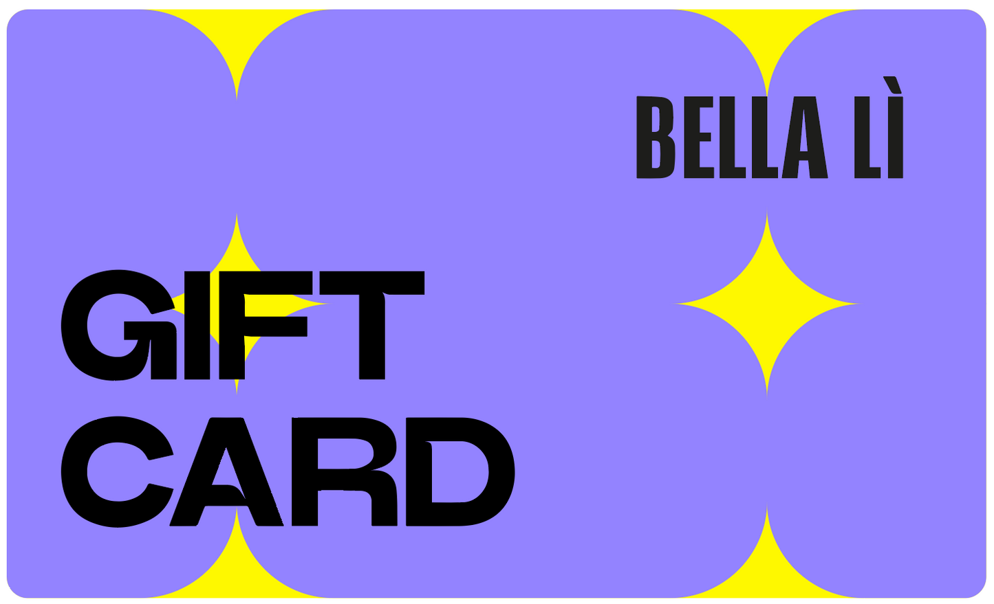 GIFT CARD BELLA LÍ