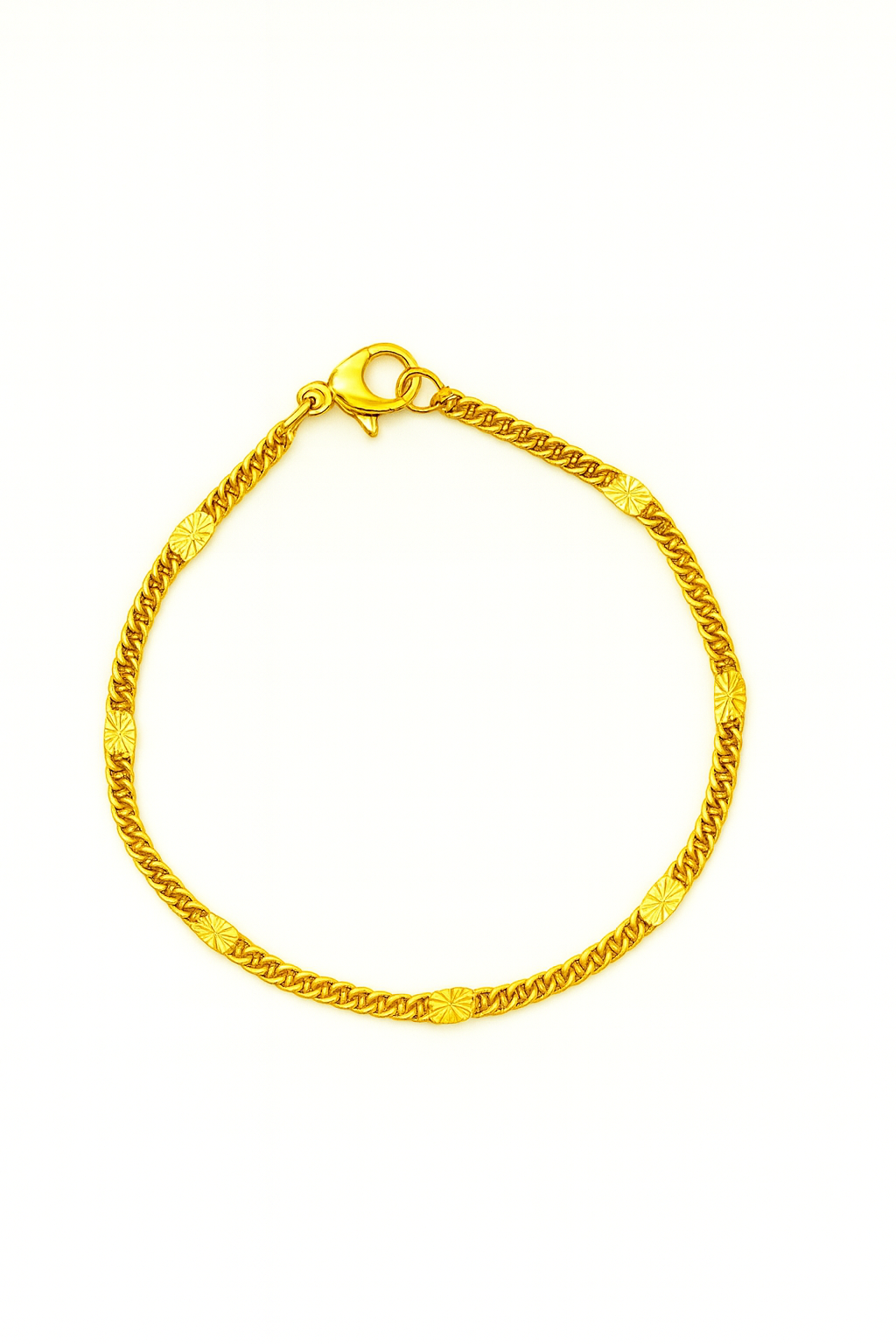 PULSERA PLANA CON PUNTOS