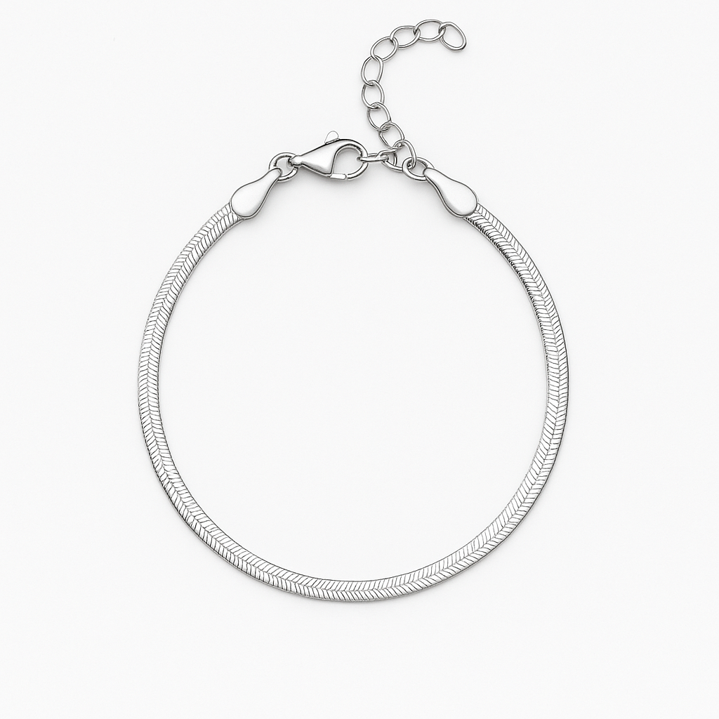 PULSERA PLANA DE SERPIENTE