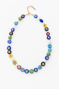BIG MURANO CRYSTAL FLOWER NECKLACE