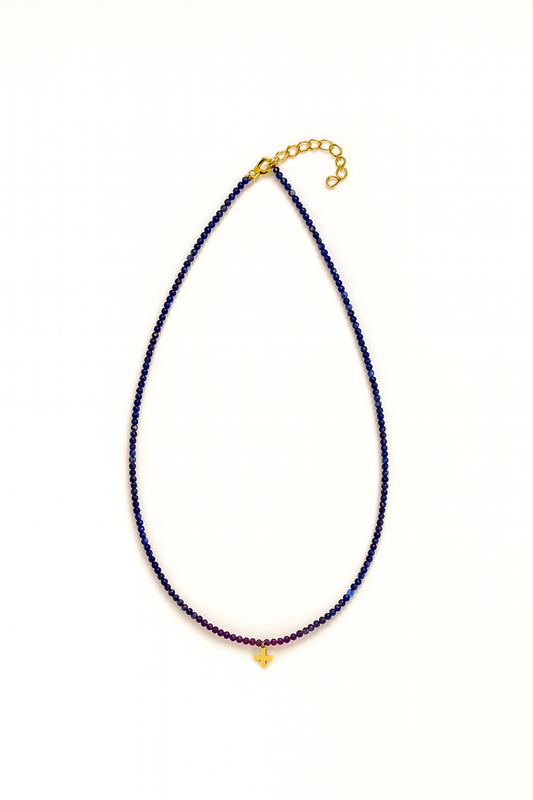 BLUE RIO CRUZ NECKLACE