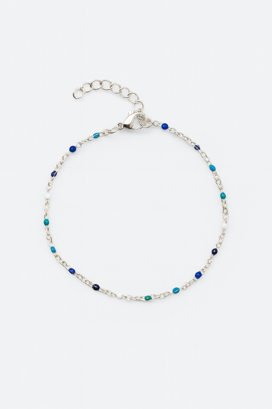 BLUE & GREEN DOT BRACELET