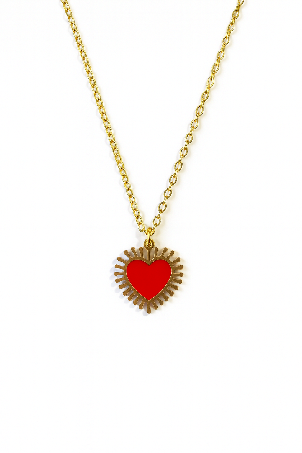 BURNING HEART NECKLACE
