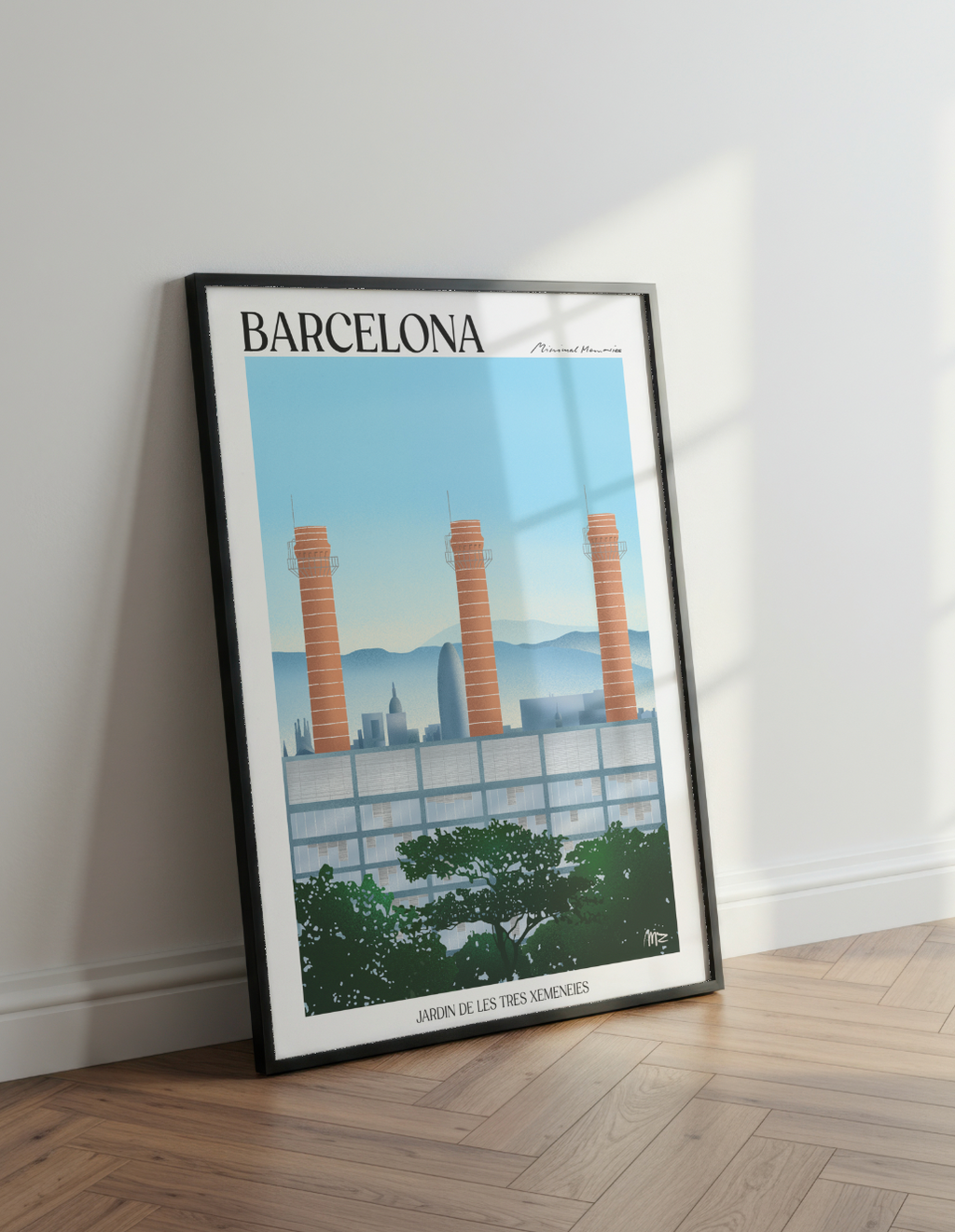 POSTER JARDIN DE LAS 3 CHIMENEAS