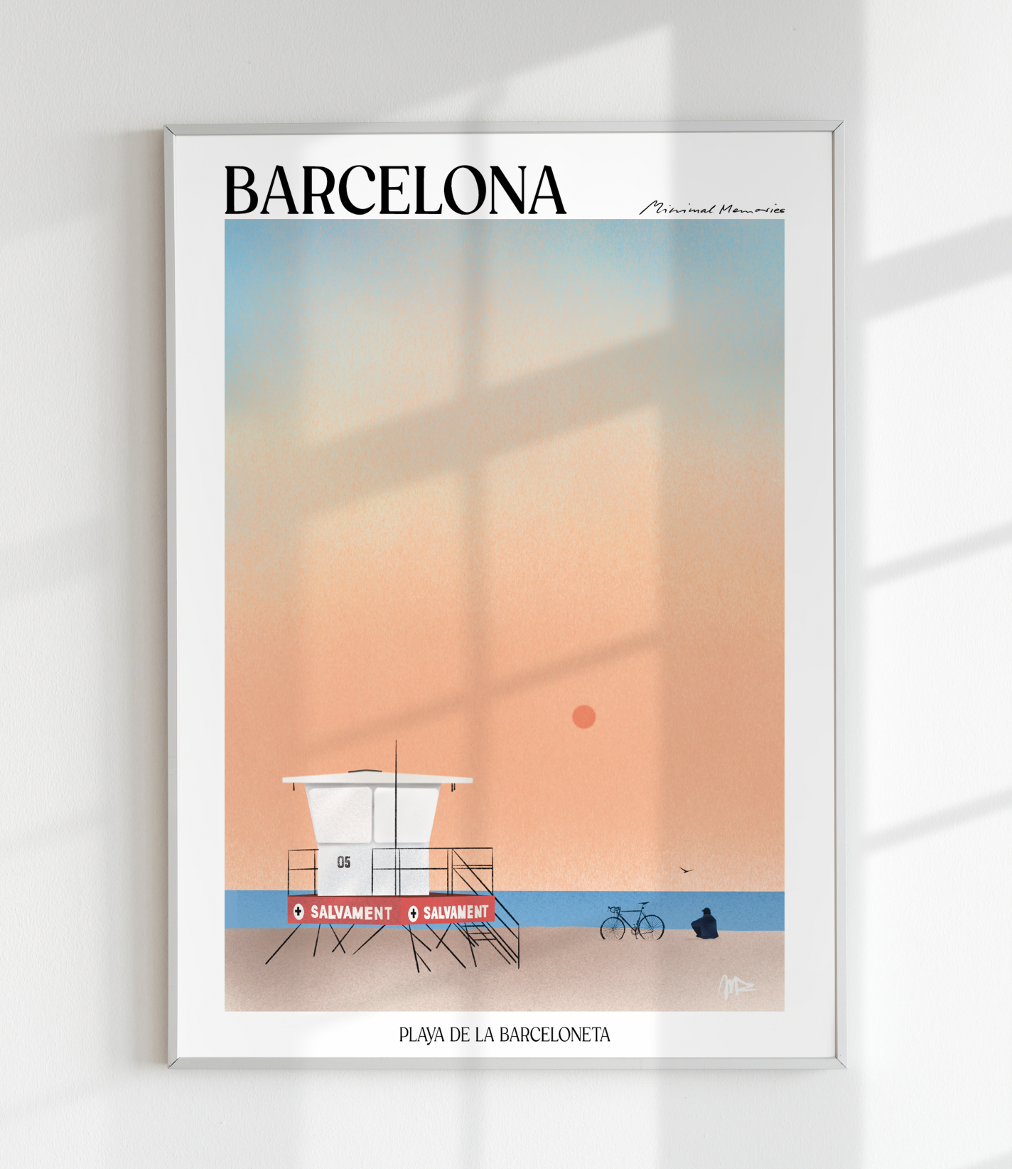 POSTER PLAYA DE LA BARCELONETA