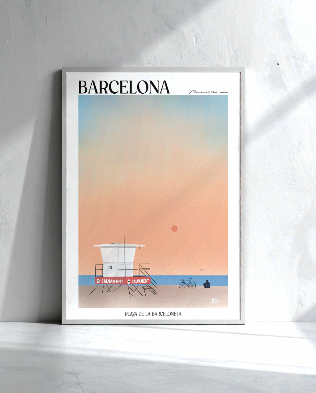 POSTER PLAYA DE LA BARCELONETA
