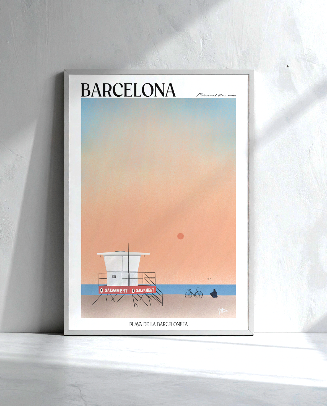 POSTER PLAYA DE LA BARCELONETA