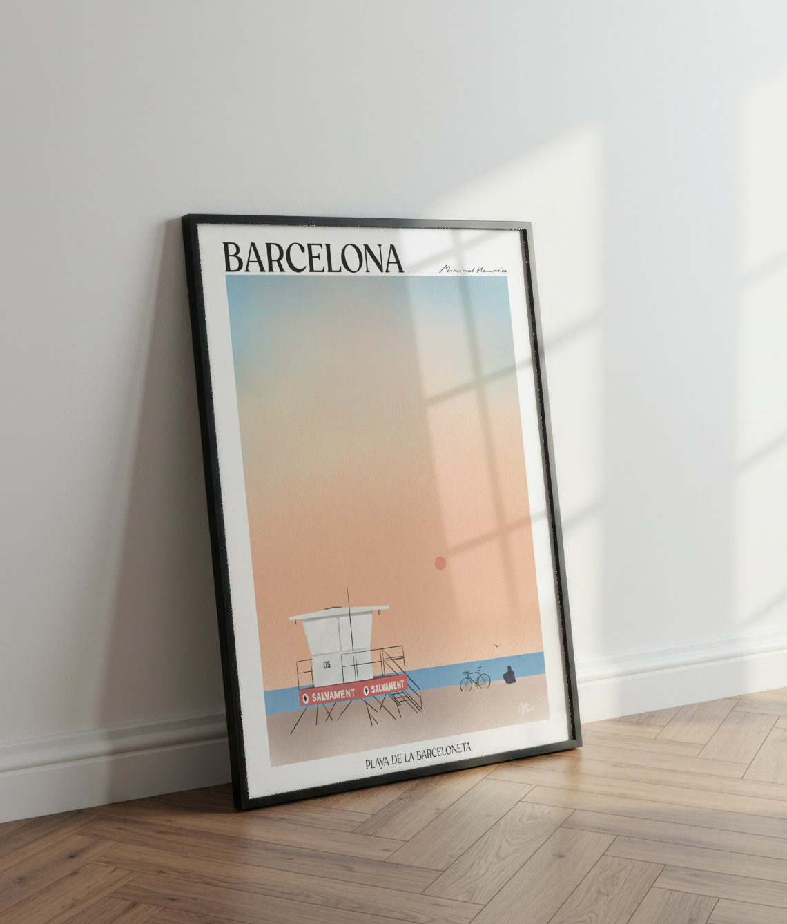 POSTER PLAYA DE LA BARCELONETA