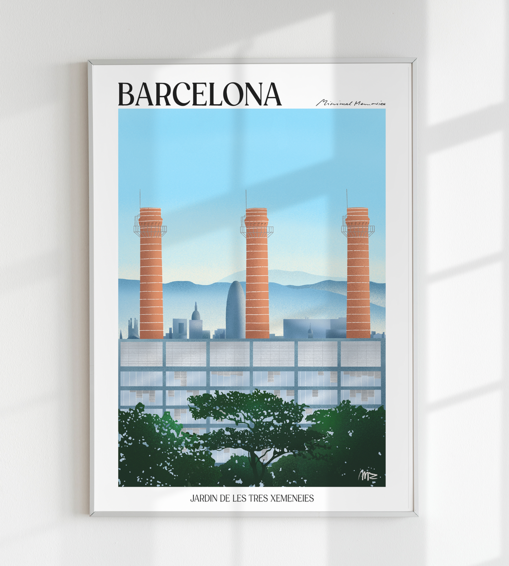 POSTER JARDIN DE LAS 3 CHIMENEAS