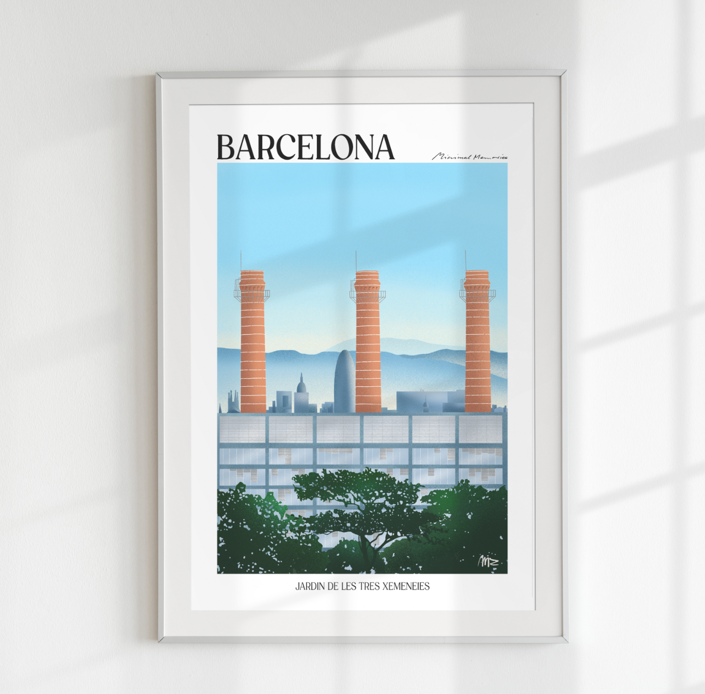 POSTER JARDIN DE LAS 3 CHIMENEAS