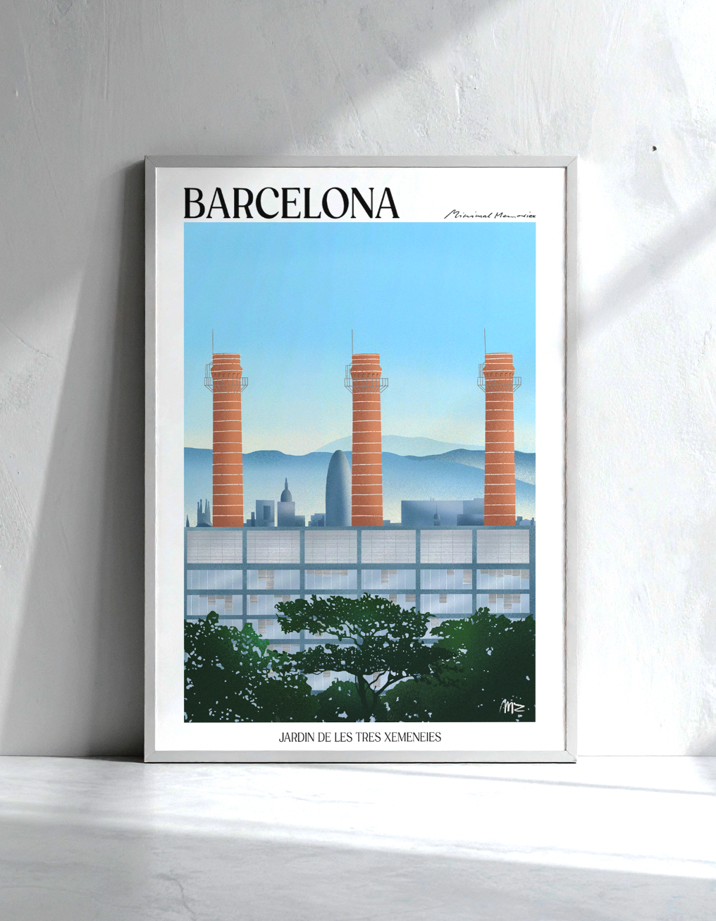 POSTER JARDIN DE LAS 3 CHIMENEAS