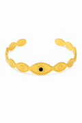 EYE OF GOLD BANGLE