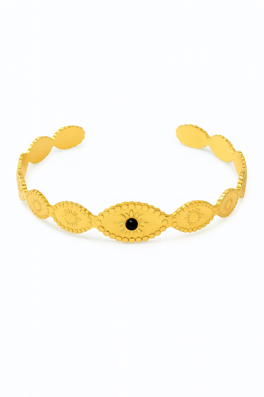 EYE OF GOLD BANGLE