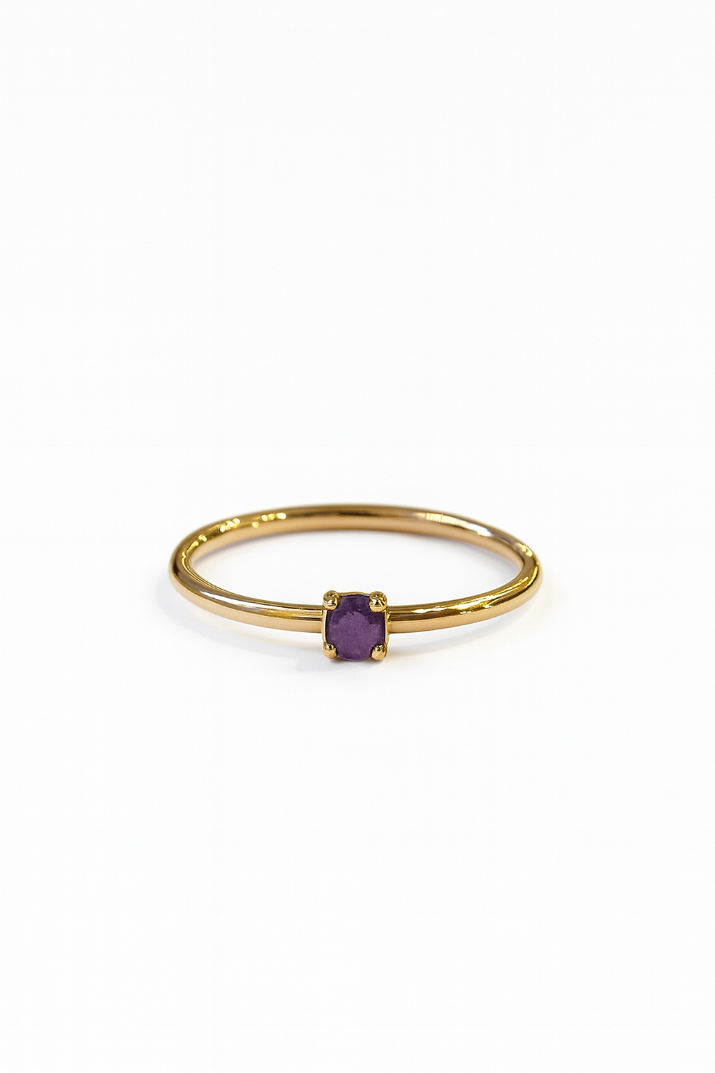 💜 BIRTHSTONE RING FEBRUARY – PURPLE