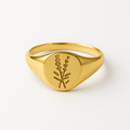 LAVANDER SIGNET RING