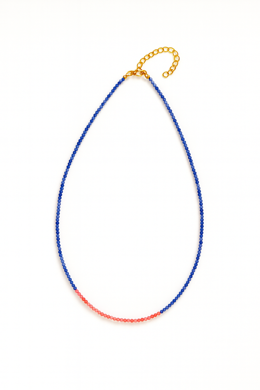 LIGHT BLUE RIO NECKLACE