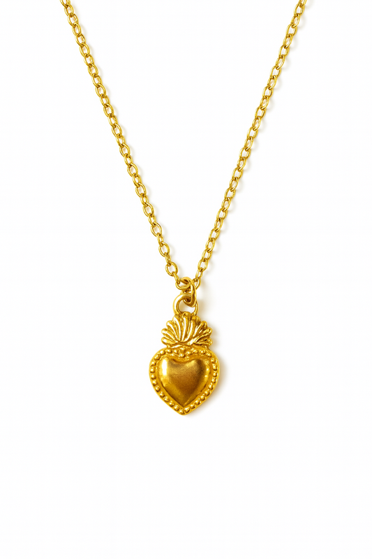MINI SACRED HEART NECKLACE