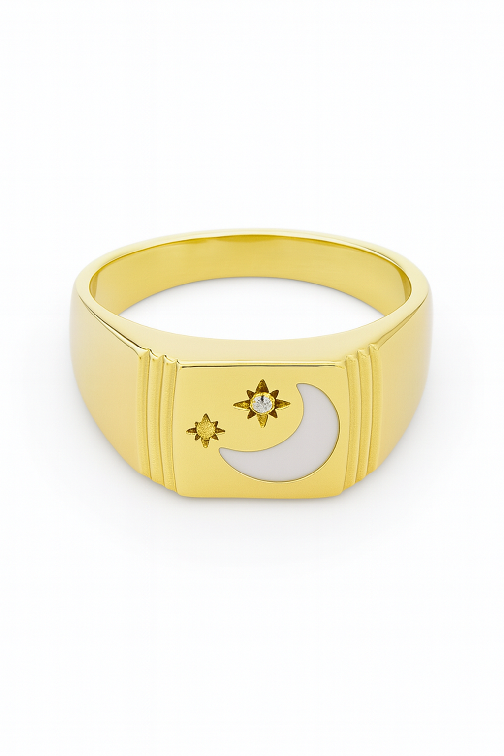 MOON & STARS RING