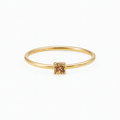 🍁 BIRTHSTONE RING NOVEMBER – WARM ORANGE