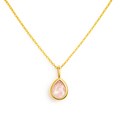 🌸BIRTHSTONE NECKLACE OCTOBER – PINK