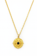 ONYX SUN NECKLACE