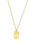 OVAL MOON NECKLACE