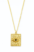 SQUARE EYE NECKLACE