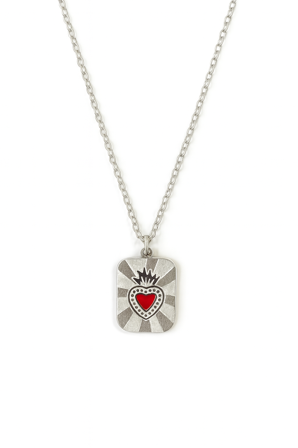 SUNBURST HEART PENDANT