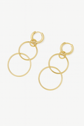 TRIPLE HOOP CASCADE EARRINGS