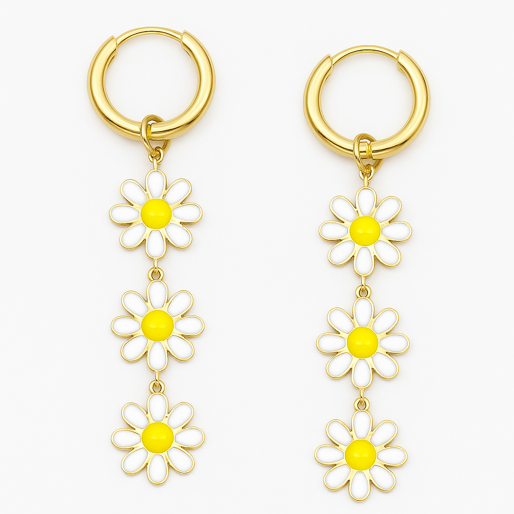 DAISY DROP EARRINGS