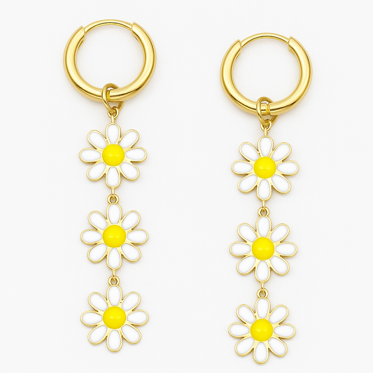 DAISY DROP EARRINGS