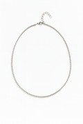 WHITE TENNIS NECKLACE