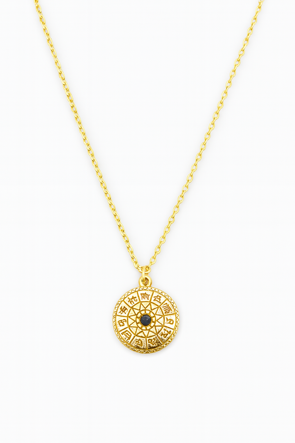 ZODIAC ONYX NECKLACE