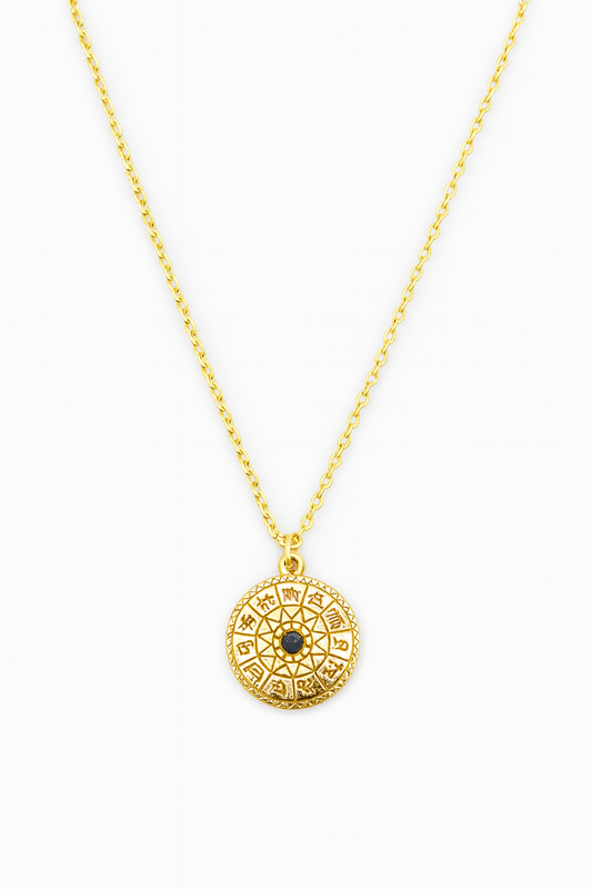 ZODIAC ONYX NECKLACE