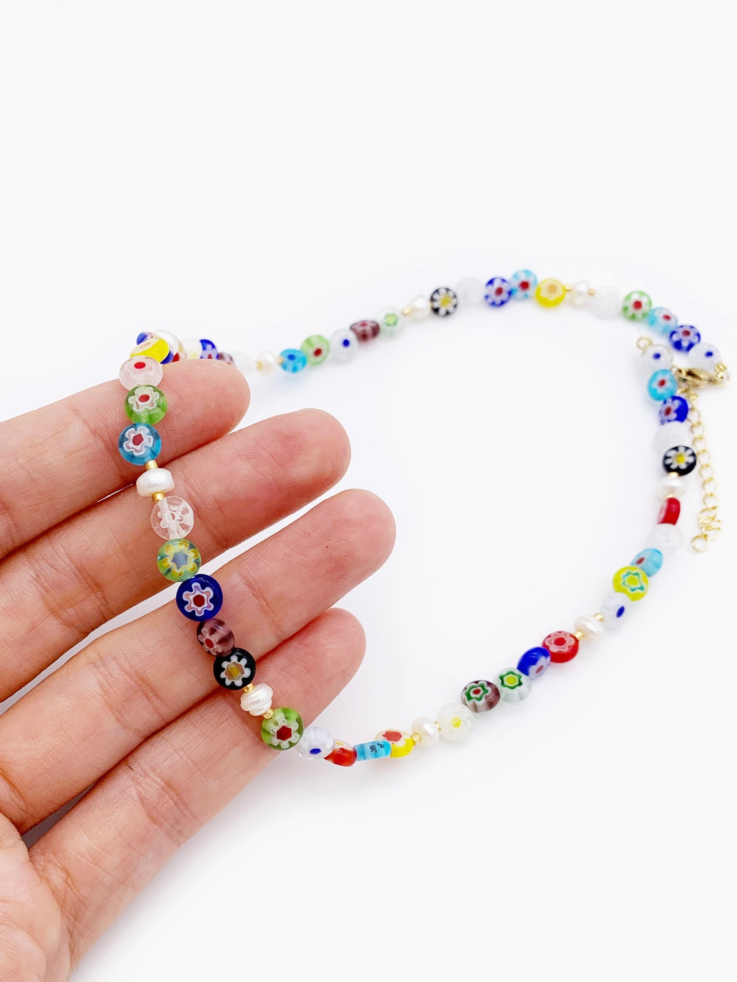 MURANO GLASS PEARLS NECKLACE