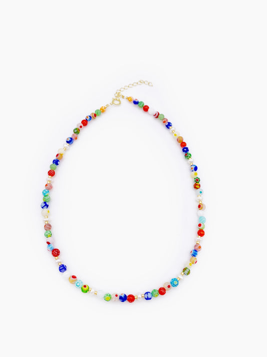 LITTLE BALLS MURANO GLASS PEARLS NECKLACE